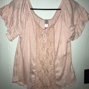 Pink blouse
